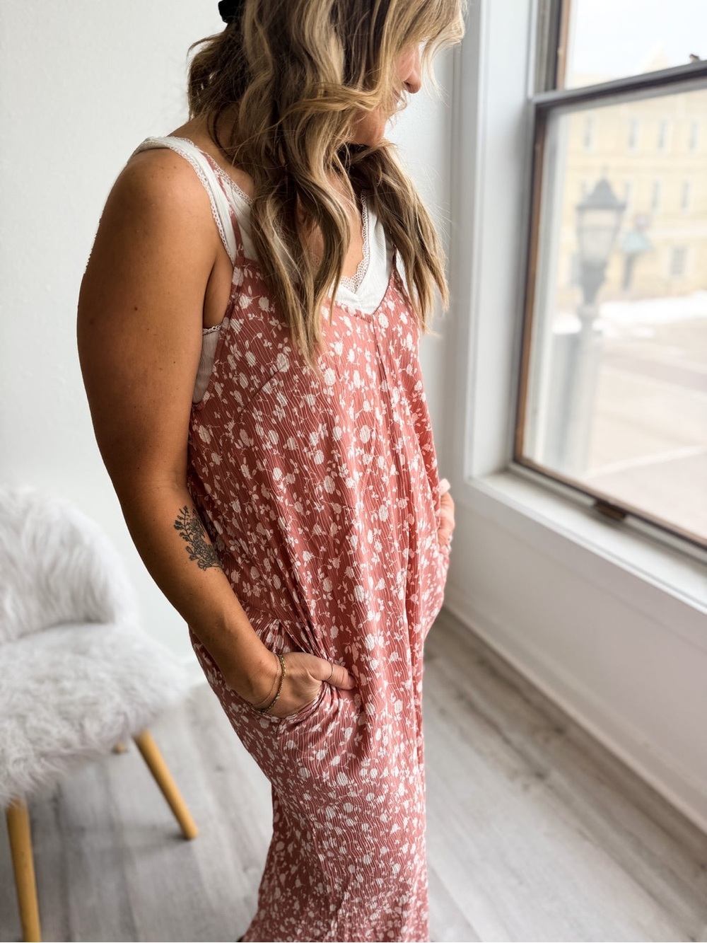 NEW IN | Blushing Meadow Jumpsuit - Picture 3 of 5